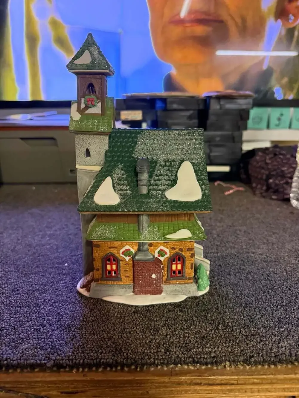 Department 56 North Pole Series North Pole Chapel 1993 Lighted Building